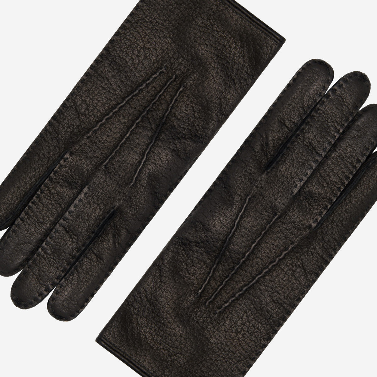 Arianna (black) – Luxurious Italian peccary leather gloves with cashmere lining - Bellanzari - Luxury Leather Gloves - Handmade in Italy - 4