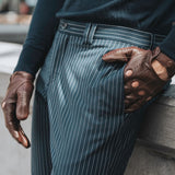Fabio (brown) – Italian lambskin leather driving gloves for men - Bellanzari - Luxury Driving Gloves - Handmade in Italy - 6