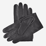 Luigi (black) – Italian driving gloves in American deerskin leather - Bellanzari - Luxury Driving Gloves - Handmade in Italy - 2
