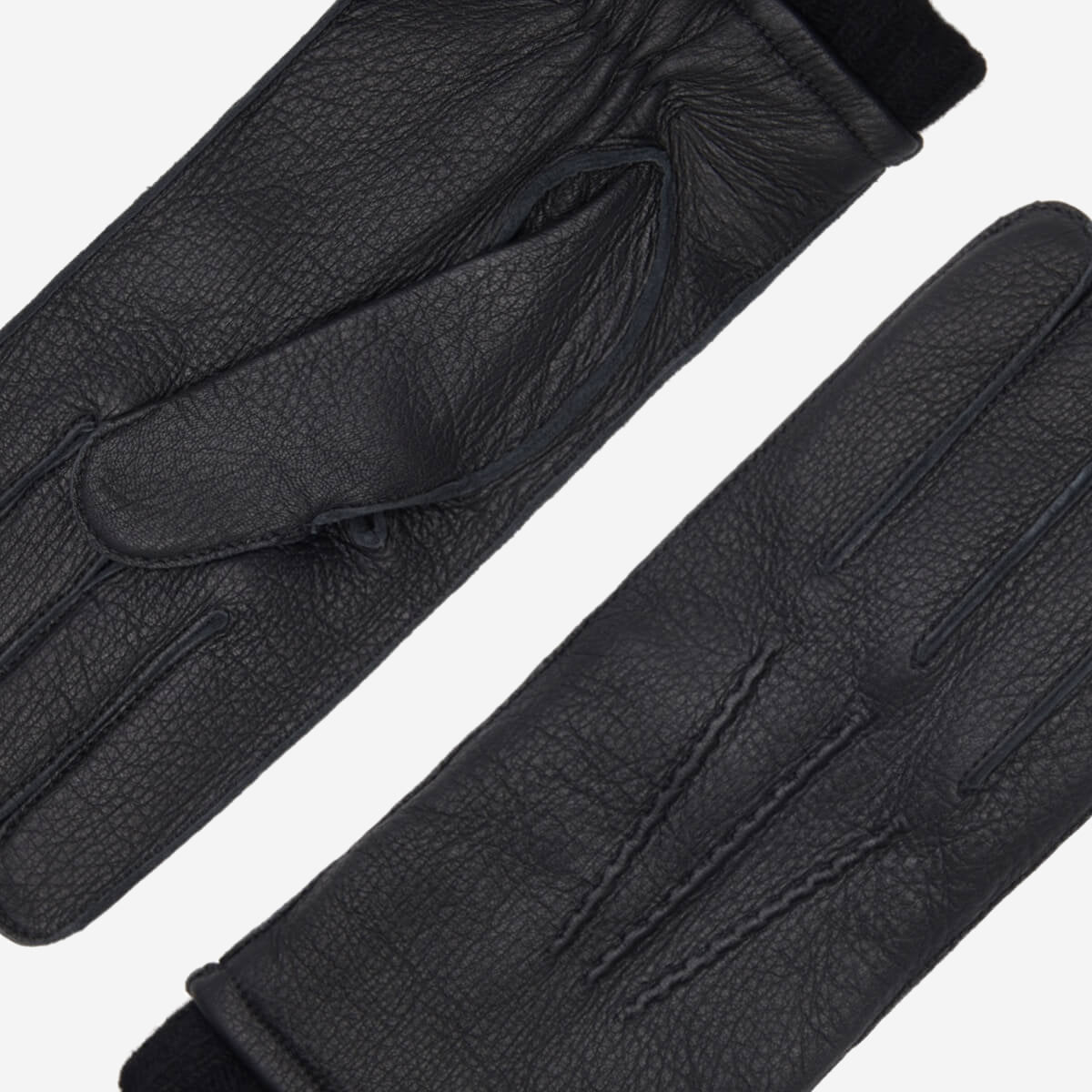 Nicoletta (black) – Italian deerskin leather gloves with luxurious cashmere lining for women - Bellanzari - Luxury Leather Gloves - Handmade in Italy - 5