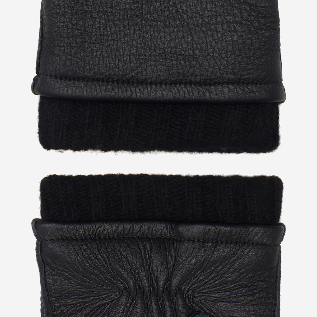 Nicoletta (black) – Italian deerskin leather gloves with luxurious cashmere lining for women - Bellanzari - Luxury Leather Gloves - Handmade in Italy - 6