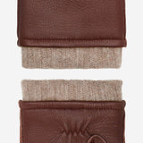 Nicoletta (brown) – Italian deerskin leather gloves with luxurious cashmere lining for women - Bellanzari - Luxury Leather Gloves - Handmade in Italy - 6