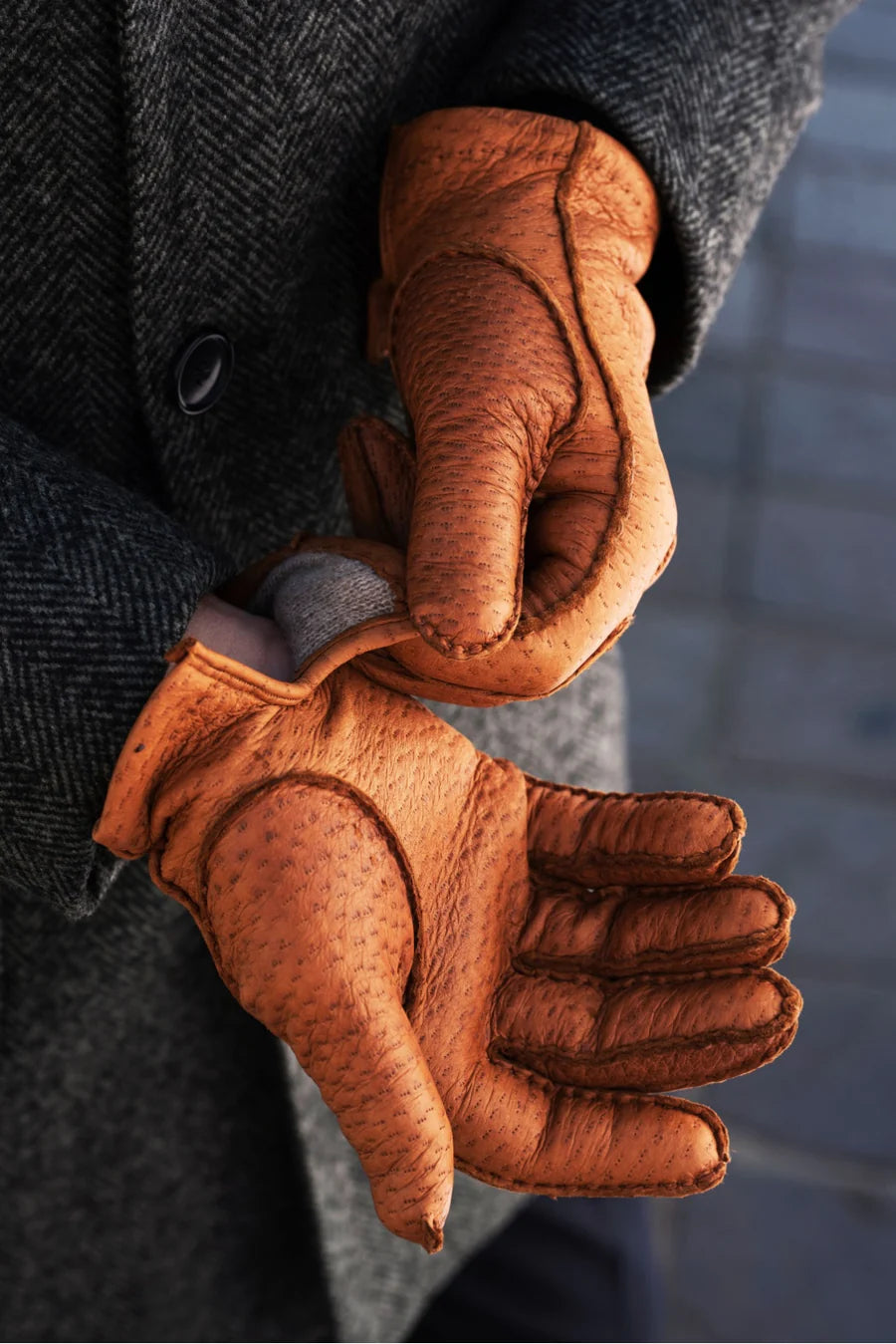 Peccary Leather Gloves - Bellanzari