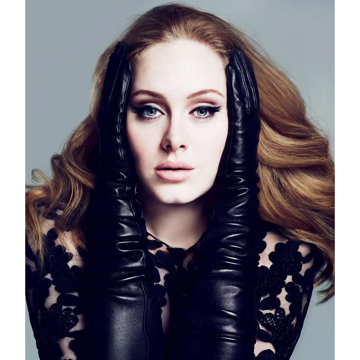 Silvana (black) - Italian unlined 8-button length leather opera gloves - Bellanzari - Luxury Leather Gloves - Handmade in Italy - 9