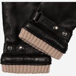 Alberto (black) - Italian lambskin leather gloves with cashmere lining & touchscreen feature - Bellanzari - Luxury Leather Gloves - Handmade in Italy - 4