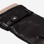 Alberto (black) - Italian lambskin leather gloves with cashmere lining & touchscreen feature - Bellanzari - Luxury Leather Gloves - Handmade in Italy - 5