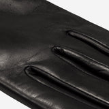 Diana (black) – Italian lambskin leather gloves with lambswool lining and touchscreen capability - Bellanzari - Luxury Leather Gloves - Handmade in Italy - 3