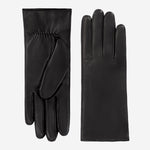 Diana (black) – Italian lambskin leather gloves with lambswool lining and touchscreen capability - Bellanzari - Luxury Leather Gloves - Handmade in Italy - 1 