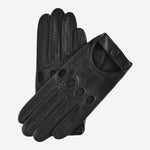 Fabio (black) – Italian lambskin leather driving gloves with touchscreen feature - Bellanzari - Luxury Driving Gloves - Handmade in Italy - 1