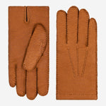 Filippo (brown) - Italian peccary leather gloves with cashmere lining - Fratelli Orsini - Luxury Leather Gloves - Handmade in Italy - 1