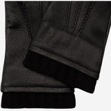 Leandro (black) – Italian-made American deerskin gloves with luxurious cashmere lining - Bellanzari - Luxury Leather Gloves - Handmade in Italy - 2