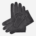 Luigi (black) – Italian driving gloves in American deerskin leather - Bellanzari - Luxury Driving Gloves - Handmade in Italy - 2
