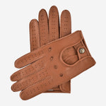 Luigi (brown) – Italian driving gloves in American deerskin leather - Bellanzari - Luxury Driving Gloves - Handmade in Italy - 1