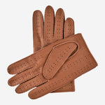 Luigi (brown) – Italian driving gloves in American deerskin leather - Bellanzari - Luxury Driving Gloves - Handmade in Italy - 2