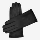 Mirella (black) – Italian lambskin leather gloves with silk lining - Bellanzari - Luxury Leather Gloves - Handmade in Italy - 2