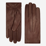 Raffaella (brown) - Italian lambskin leather gloves with brown rabbit fur lining - Bellanzari - Luxury Leather Gloves - Handmade in Italy - 2