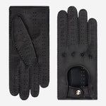 Rosalia (black) - Italian driving gloves made of American deerskin leather - Bellanzari - Luxury Driving Gloves - Handmade in Italy - 1