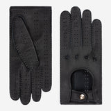 Rosalia (black) - Italian driving gloves made of American deerskin leather - Bellanzari - Luxury Driving Gloves - Handmade in Italy - 1