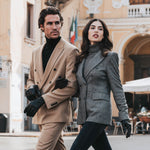 Stefano (black) - classic Italian lambskin leather gloves with cashmere lining - Bellanzari - Luxury Leather Gloves - Handmade in Italy - 10